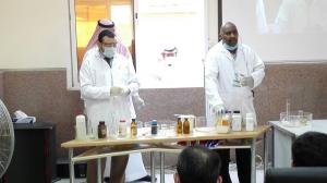 Jamoum Department of Chemistry Holds (How to Deal with Chemical Substances) Course for Civil Defense Officers